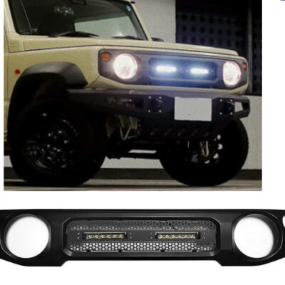 Front Grille With 2 Small LED Light Bar For Jimny 2019+