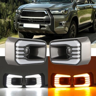 DRL Fog Lamp Cover For Hilux Rocco 2021+