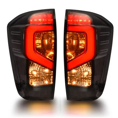 Smoke Black LED Tail Lights For NP300 2016-2021