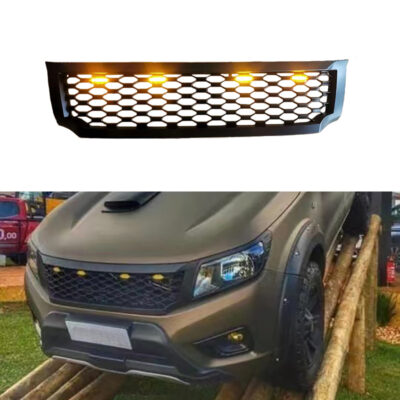 Front Grille Iith 4 Amber Lights For NP300 2015-2017