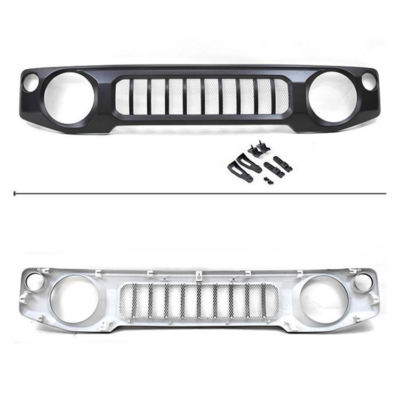 Black/Chrome Front Grille For Jimny 2019+