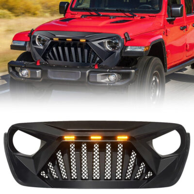 Front Grille With LED Light For JL 2018+