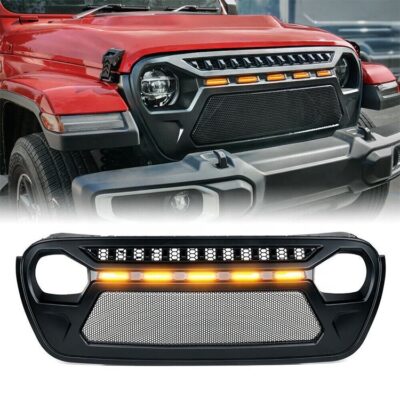 Front Grille With LED Light For JL 2018+