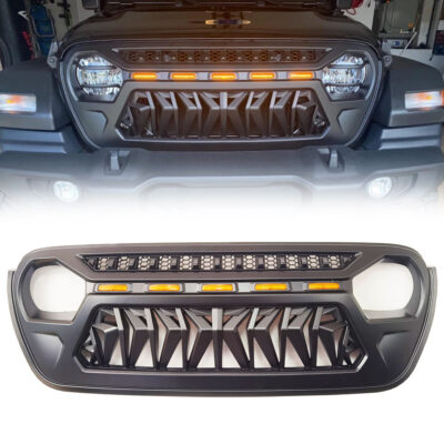 Front Grille With LED Light For JL 2018+