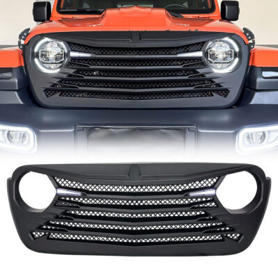 Front Grille With LED Light For JL 2018+