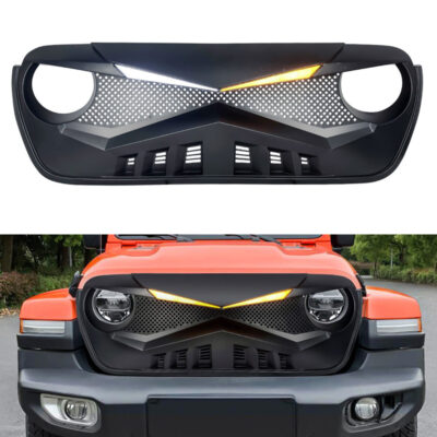 Front Grille With LED Light For JL 2018+