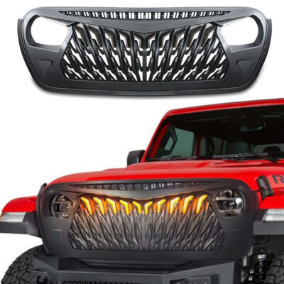 Front Grille With LED Light For JL 2018+