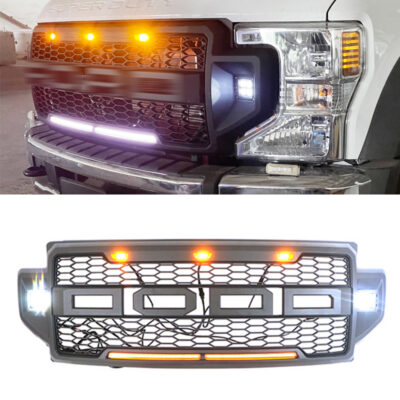 Front Grille With LED Lights For F150 2021+